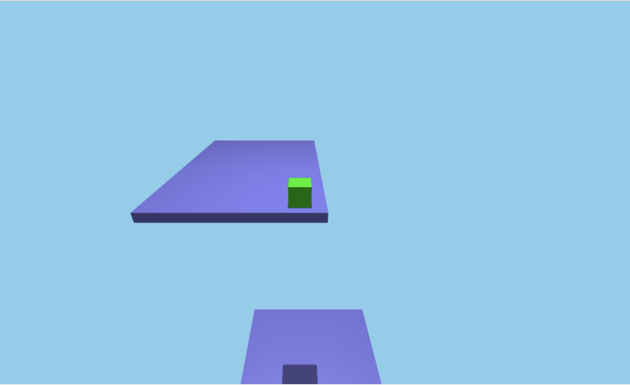 Falling Cube Game with Three.js and Cannon.js