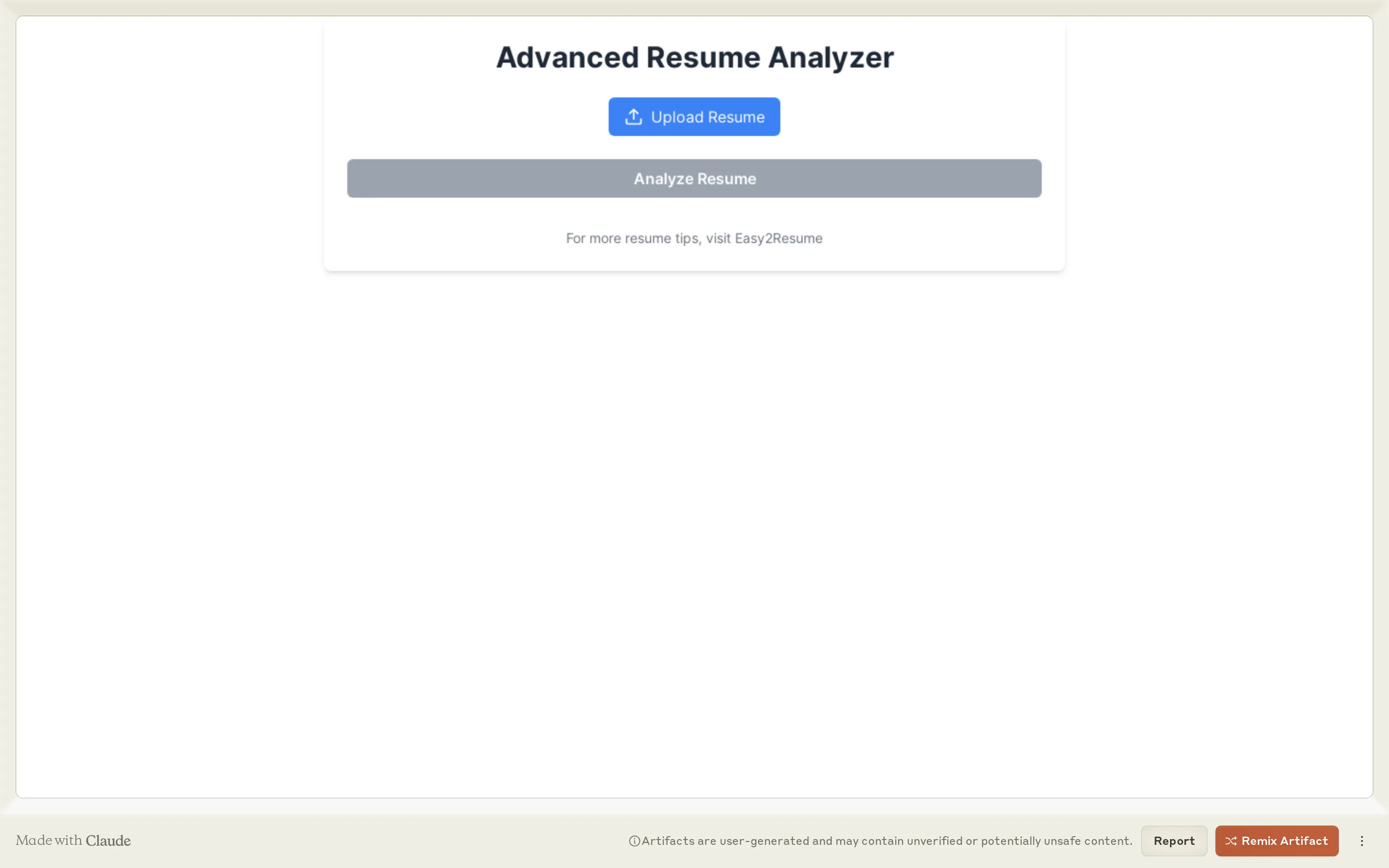 Multilingual Advanced Resume Analyzer